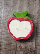Load image into Gallery viewer, Wooden Red Apple Candle
