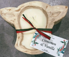 Load image into Gallery viewer, Wooden Cow Head-Skull Candle
