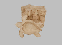 Load image into Gallery viewer, Wooden Sea Turtle Dough Bowl - Candle
