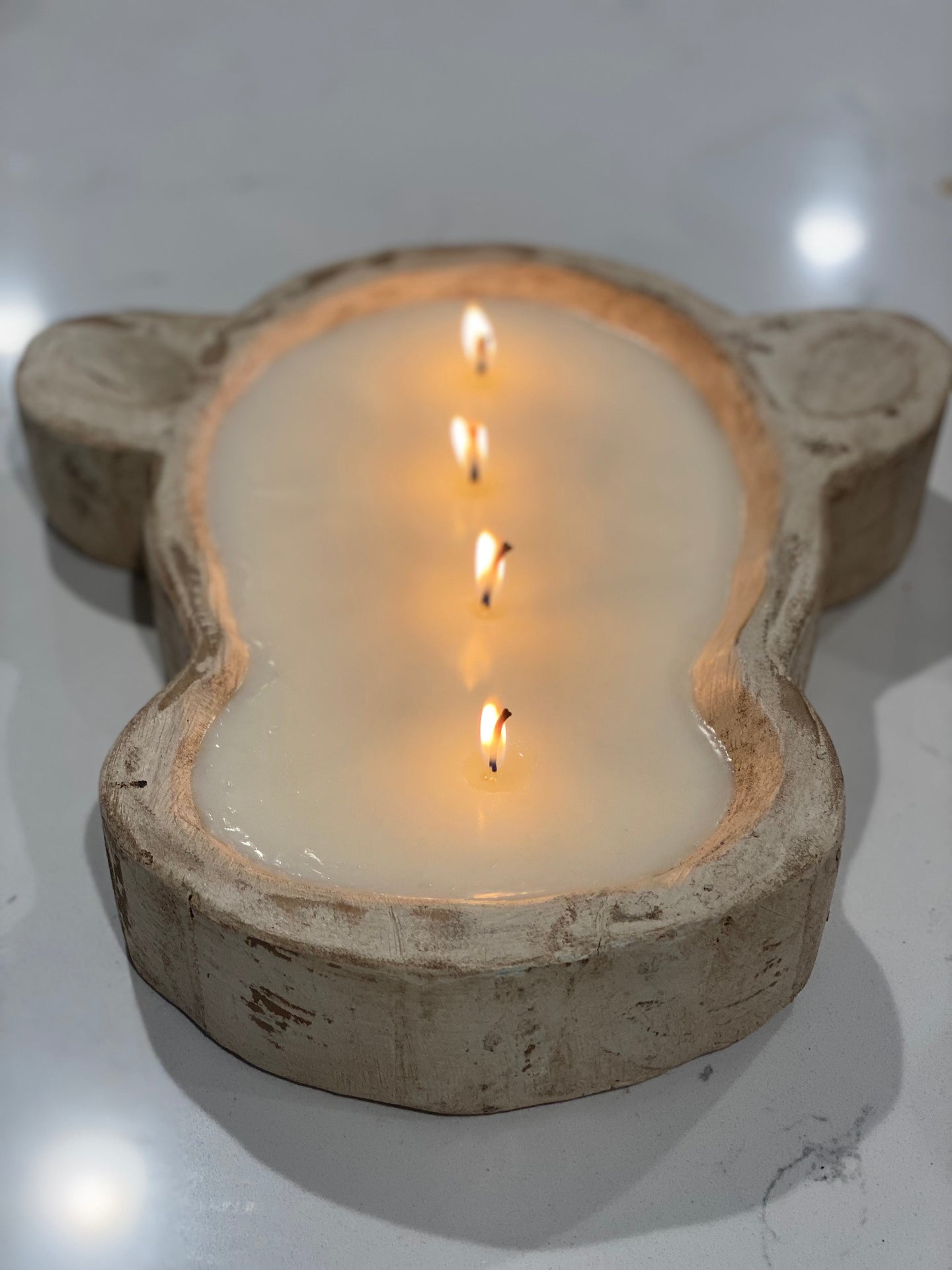Wooden Cow Head-Skull Candle ~ Spring/Summer Collection
